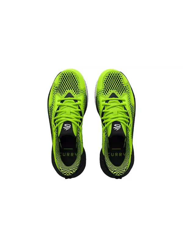 Кроссовки curry hovr splash 3 'lime black' Under Armour — изображение 4 из 4, зеленый/черный