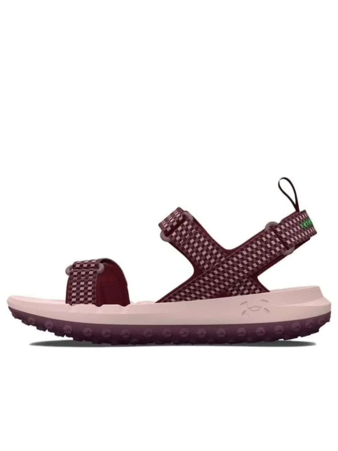 Сандалии Under Armour Fat Tire Hiking Sandal 'Burgundy Pink' — изображение 1 из 3, бордовый