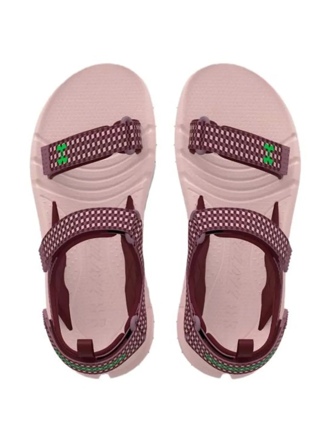 Сандалии Under Armour Fat Tire Hiking Sandal 'Burgundy Pink' — изображение 2 из 3, бордовый