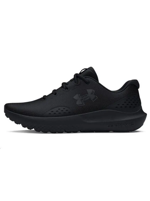 Кроссовки charged surge 4 'triple black' Under Armour — изображение 2 из 4, черный
