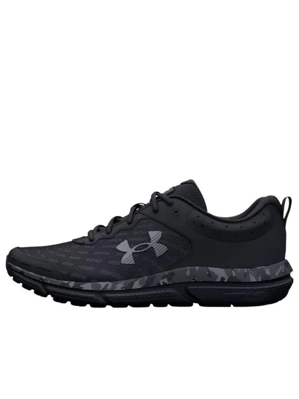 Кроссовки charged assert 10 'black camo' Under Armour — изображение 1 из 1, черный/серый