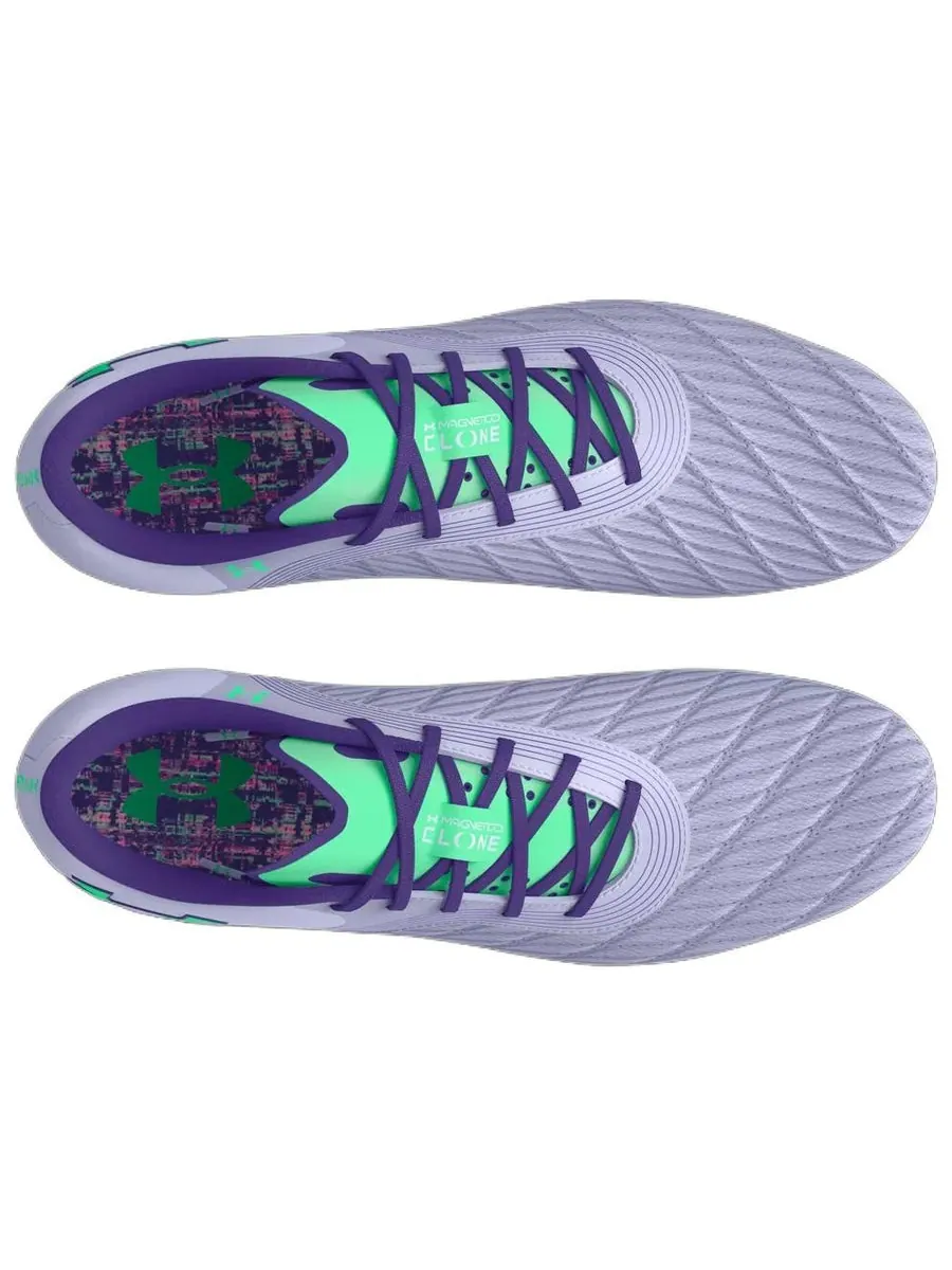 Кроссовки Under Armour Clone Magnetico Pro 3 'Celeste Vapor Green' — изображение 4 из 5, фиолетовый