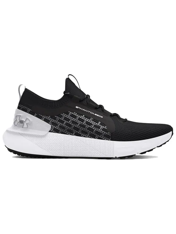 Кроссовки hovr phantom 3 se reflect 'black reflective' Under Armour — изображение 2 из 4, черный/белый