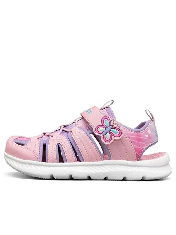 Кроссовки c-flex sandal dazzling explorer 'pink' Skechers — изображение 1 из 4, фиолетовый/розовый/белый