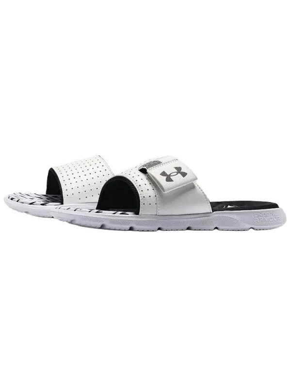 Тапочки mercenary slippers 'white black' Under Armour — изображение 3 из 4, белый/черный