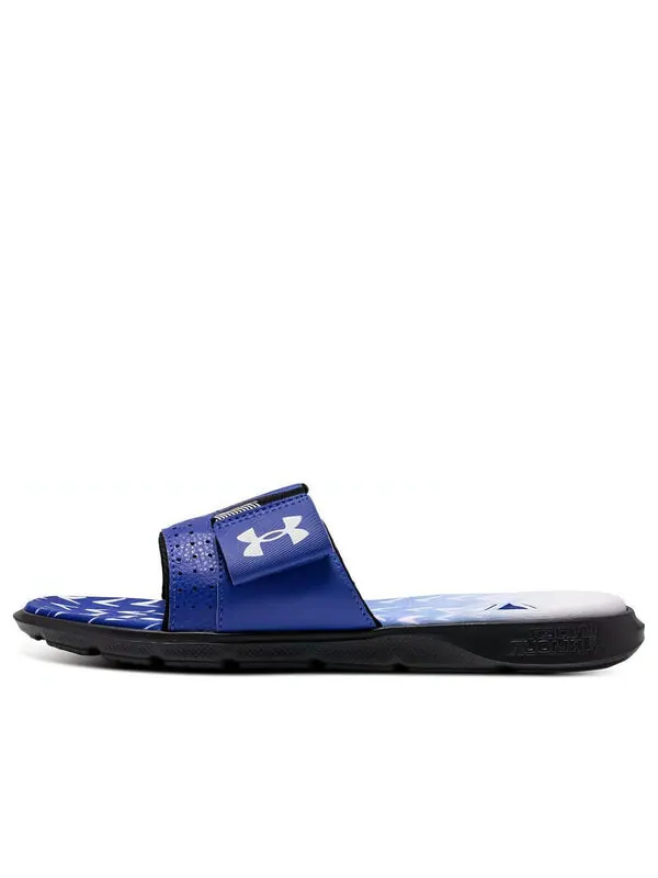 Тапочки mercenary slippers 'blue black' Under Armour