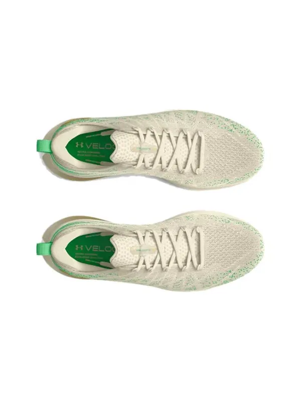 Кроссовки hovr velociti 3 'etched in stone' Under Armour — изображение 4 из 4, зеленый/бежевый