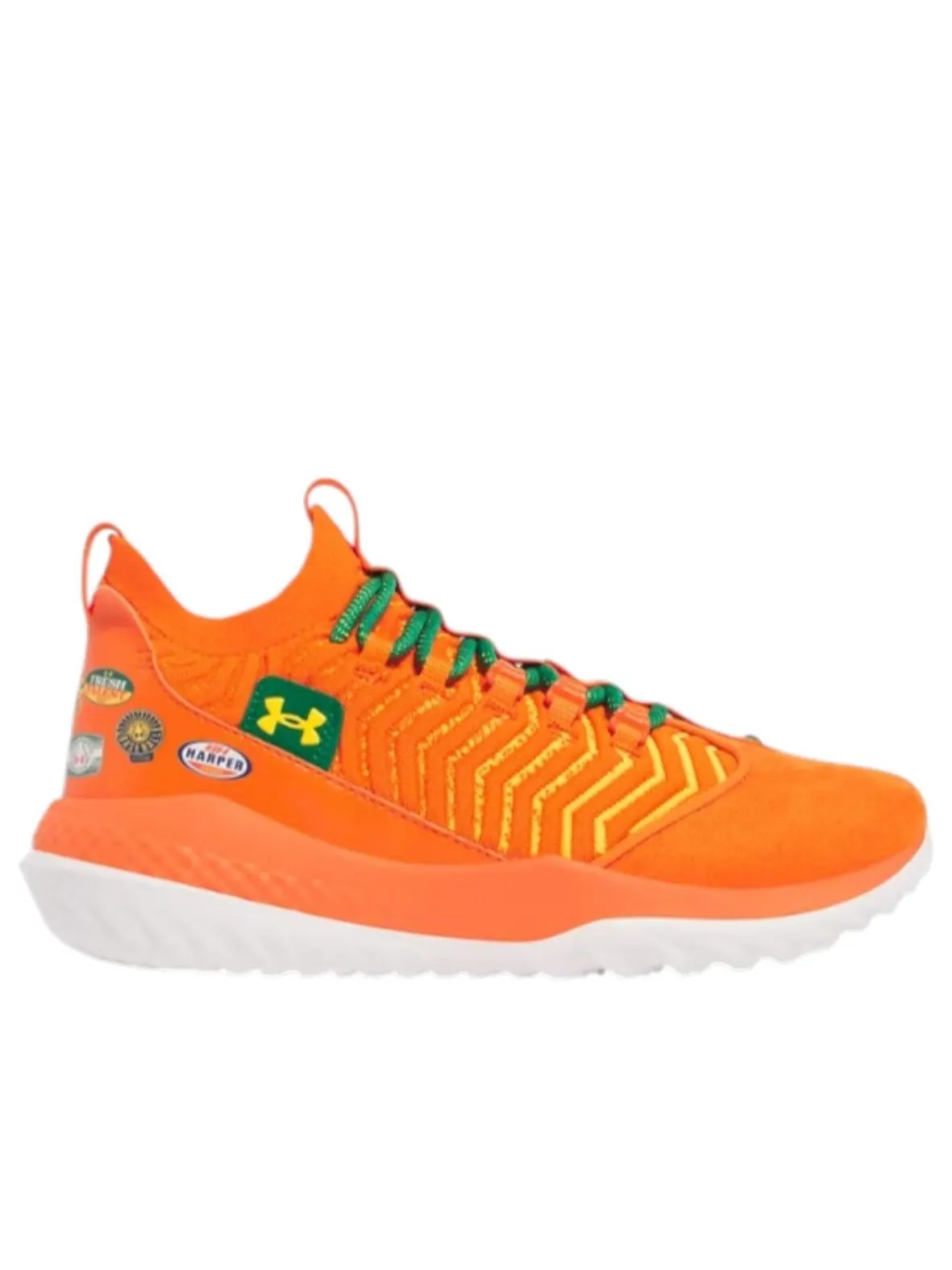 Кроссовки Under Armour Harper 9 Turf 'Bring The Juice' — изображение 2 из 4, оранжевый