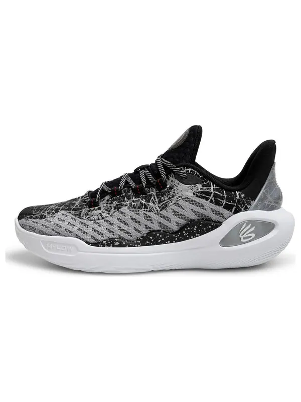 Кроссовки curry 11 basketball shoes 'bruce lee future dragon' Under Armour — изображение 2 из 2, белый/черный/серый
