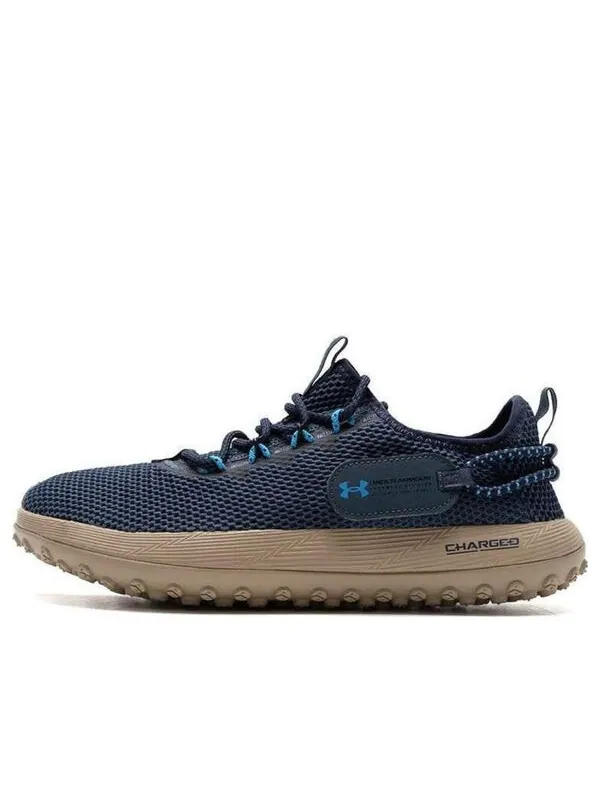 Кроссовки fat tire venture 'navy brown' Under Armour — изображение 1 из 3, темно-синий/коричневый