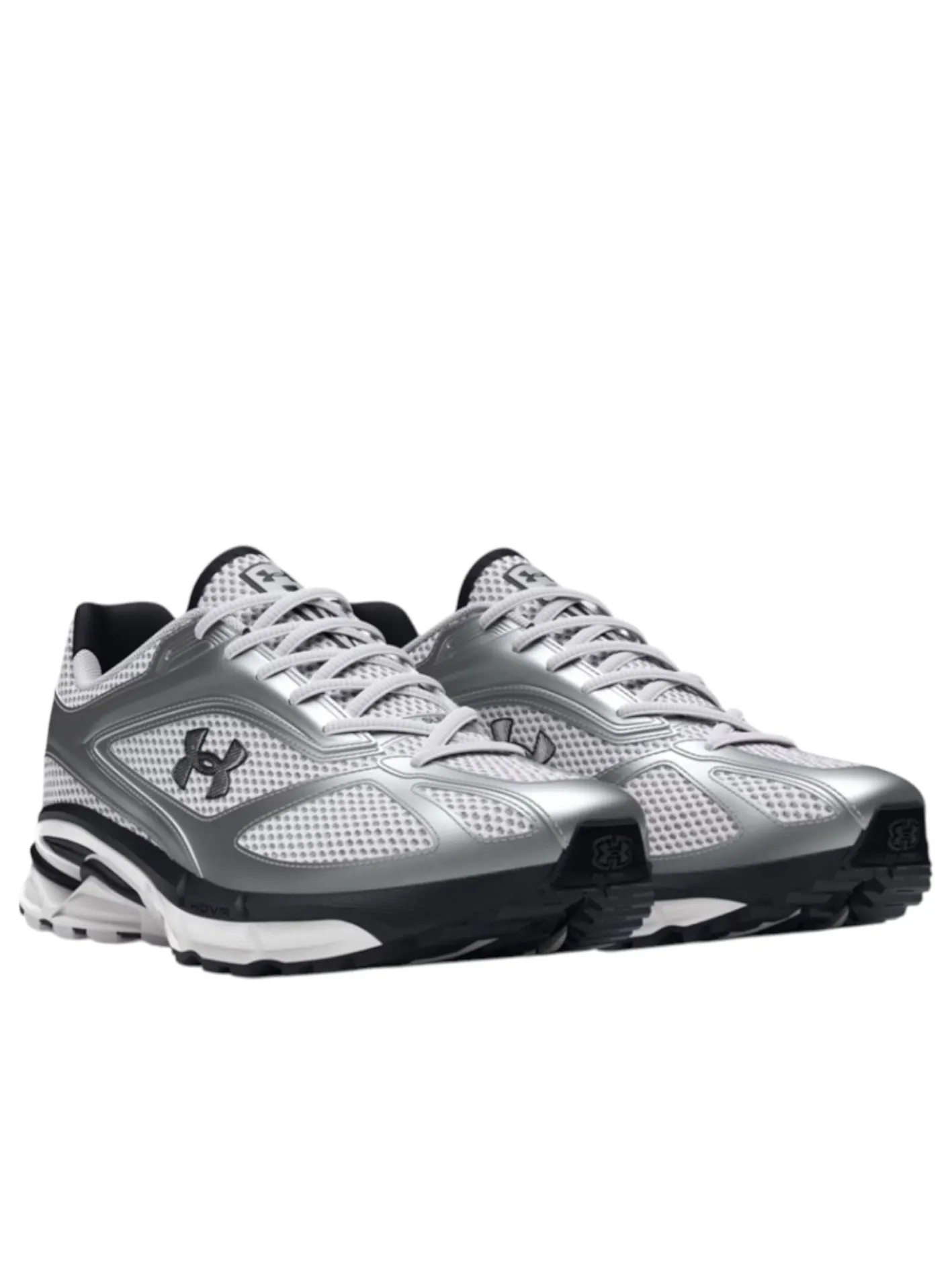 Кроссовки Under Armour HOVR Apparition 'White Metallic Silver' — изображение 2 из 4, серебряный