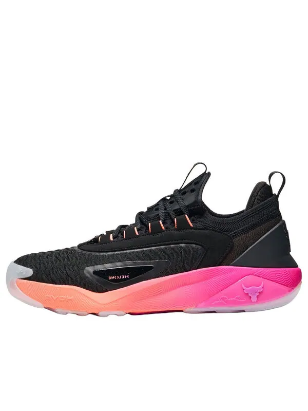 Кроссовки project rock 7 'black pink' Under Armour — изображение 1 из 4, черный/розовый/оранжевый