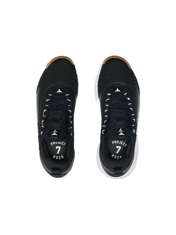 Кроссовки project rock 7 'black white gum' Under Armour — изображение 4 из 4, черный/белый
