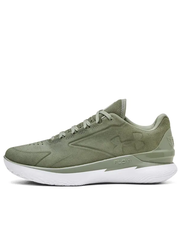 Кроссовки x bruce lee curry 1 low flotro 'earth' Under Armour — изображение 1 из 4, зеленый/белый/зеленый