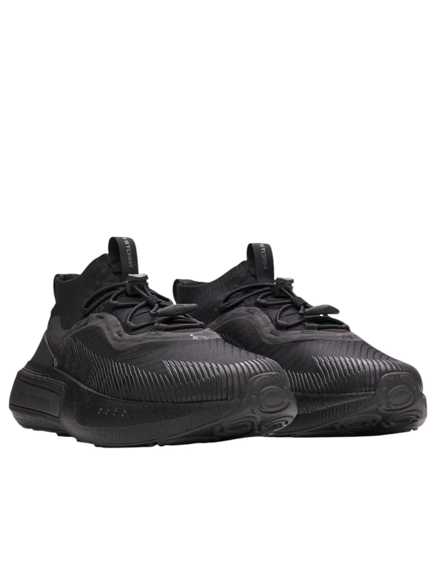 Кроссовки Under Armour Phantom 4 Storm 'Black Ultimate Black' — изображение 2 из 5, черный/черный