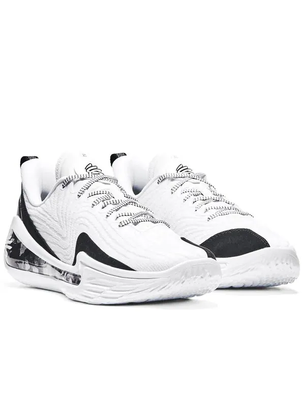 Кроссовки curry flow 12 'shooting star' Under Armour — изображение 2 из 4, белый/черный