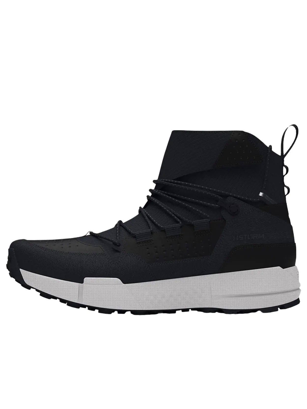 Мужские ботинки-кроссовки с высоким верхом Trek Loadout Waterproof Under Armour — изображение 1 из 5, черный