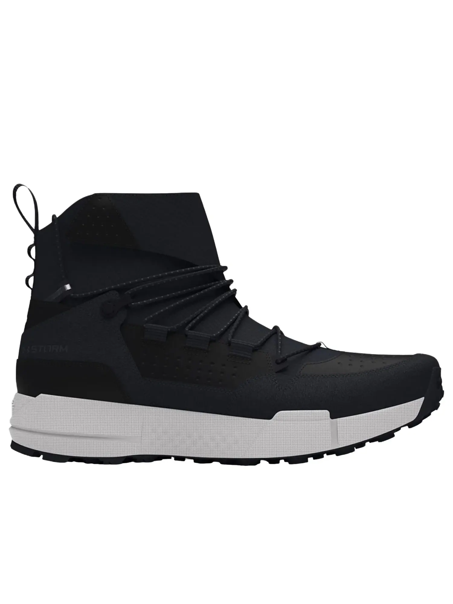 Мужские ботинки-кроссовки с высоким верхом Trek Loadout Waterproof Under Armour — изображение 2 из 5, черный