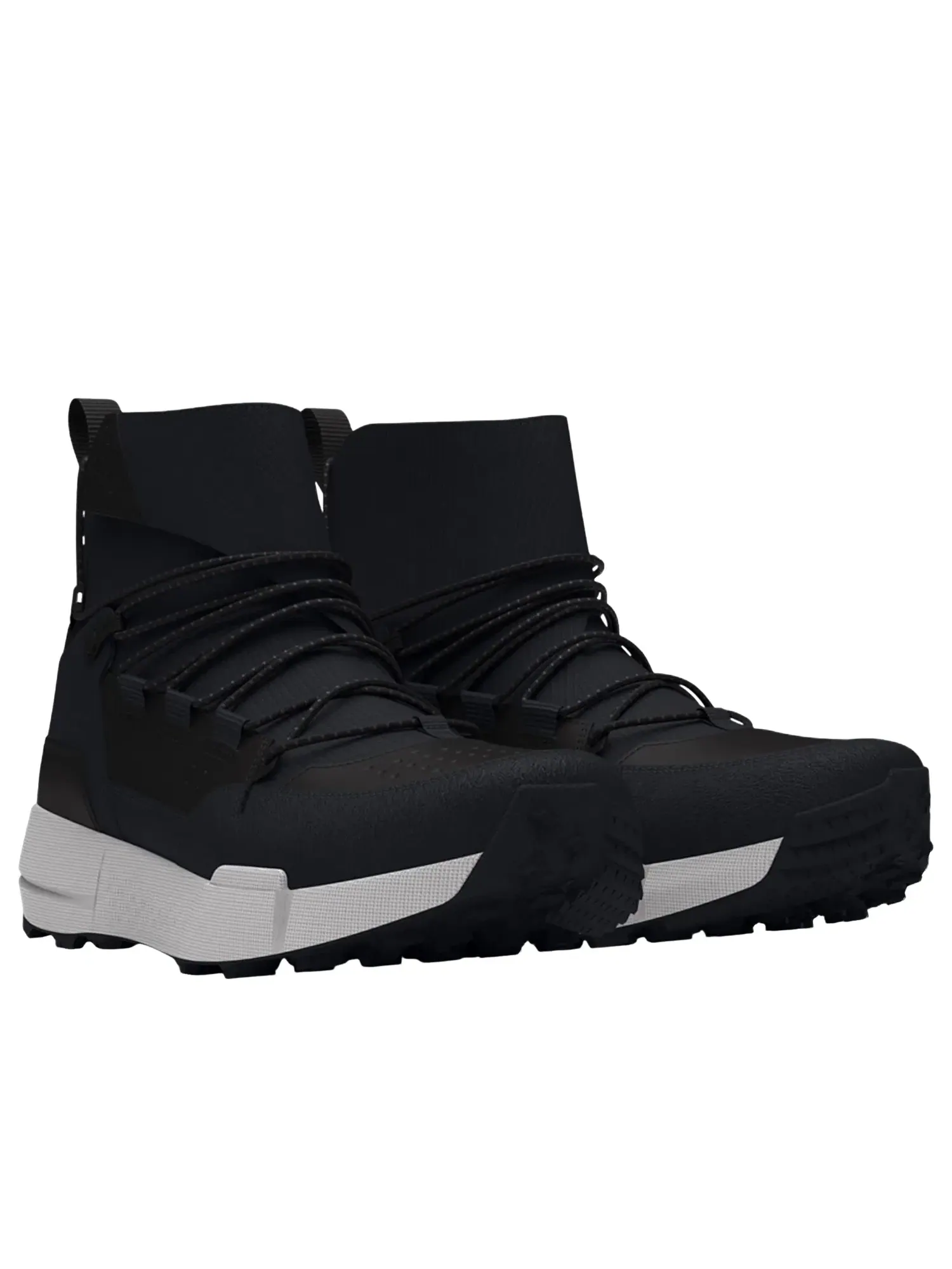Мужские ботинки-кроссовки с высоким верхом Trek Loadout Waterproof Under Armour — изображение 3 из 5, черный