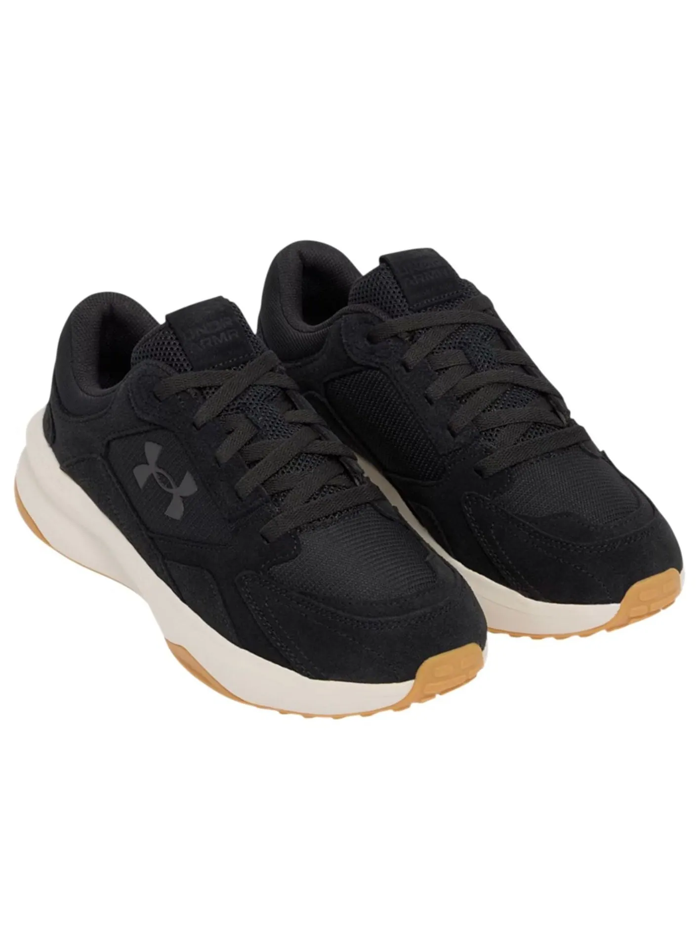 Under Armour Edge Suede 'Black' — изображение 2 из 5, черный/белый