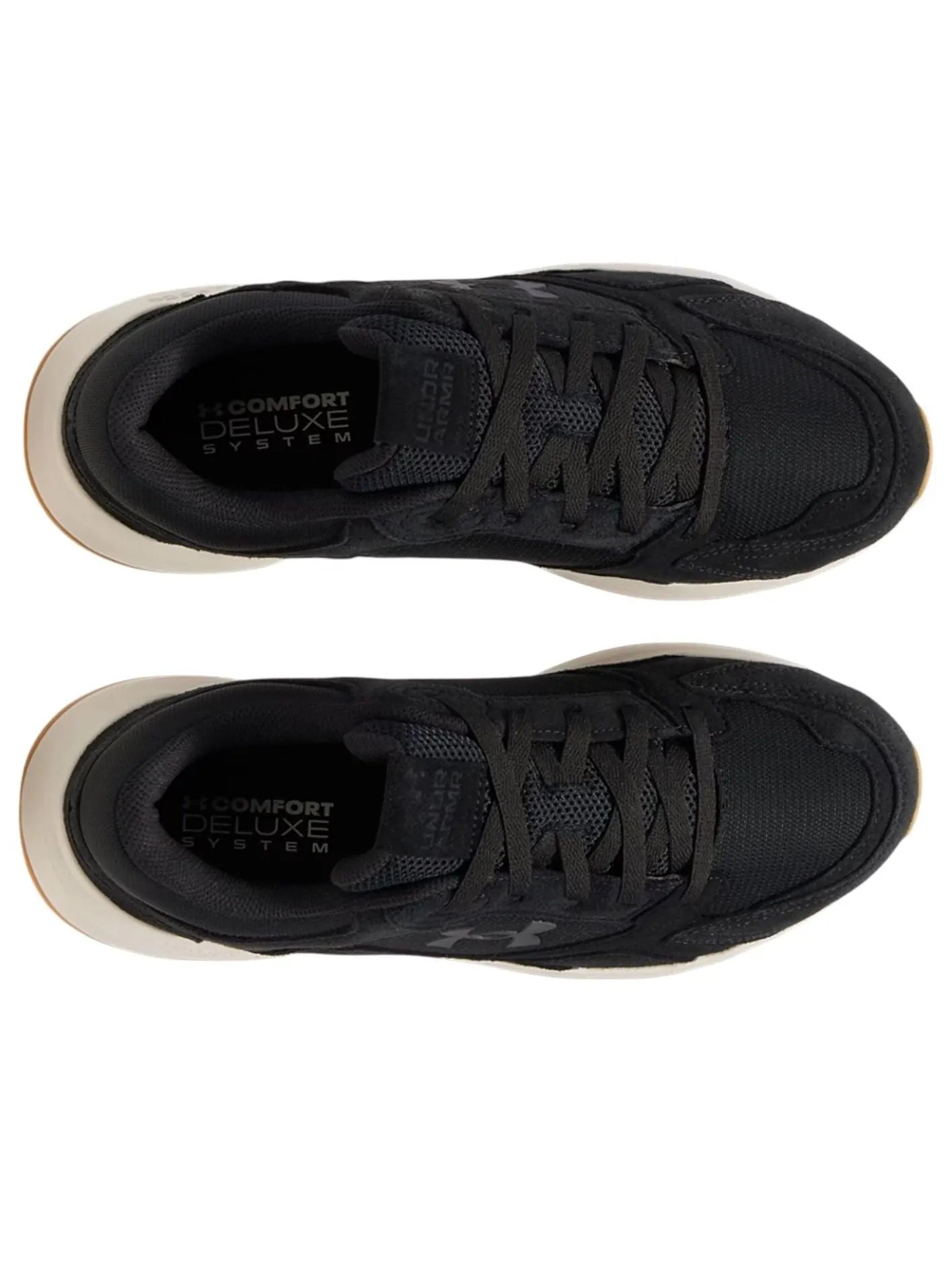 Under Armour Edge Suede 'Black' — изображение 4 из 5, черный/белый