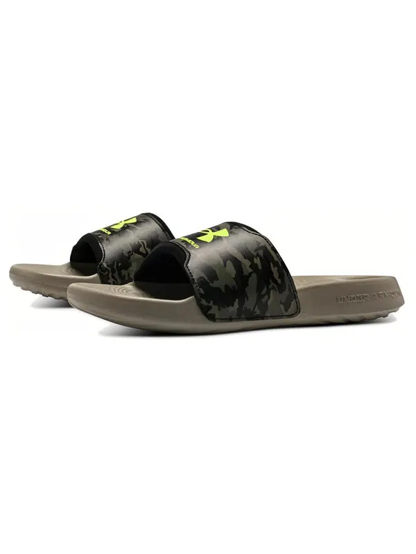 Тапочки ignite select slides 'camo' Under Armour — изображение 3 из 4, желтый