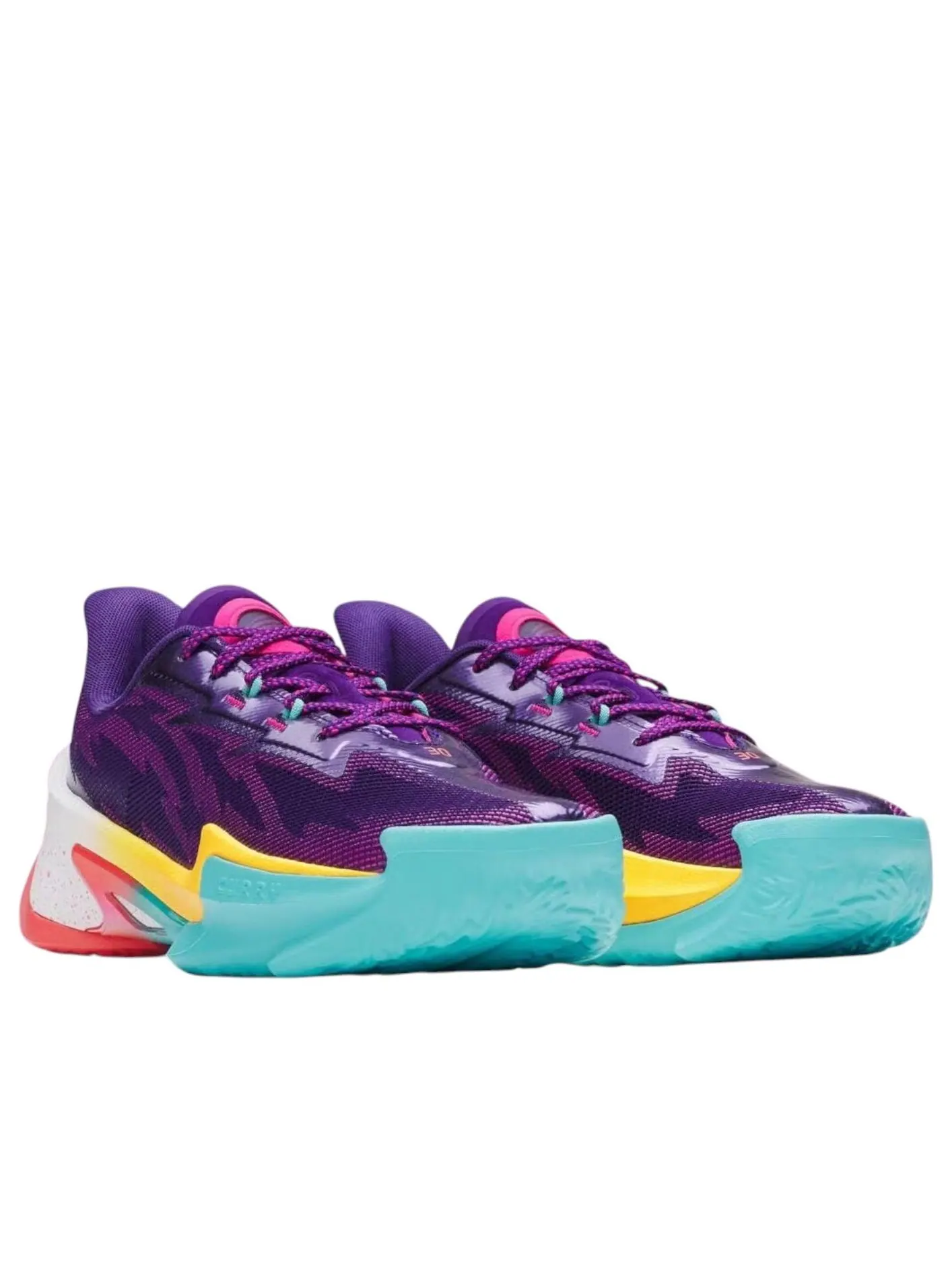 Кроссовки Under Armour Curry Series 7 'World Tour' — изображение 2 из 5, мульти