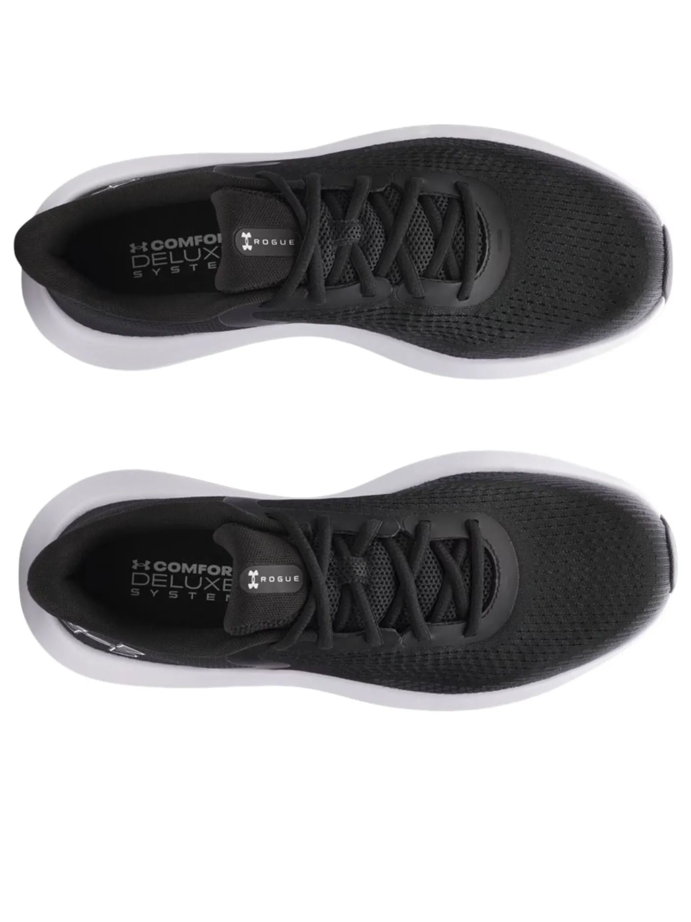 Кроссовки Under Armour Rogue 5 'Black White' — изображение 4 из 5, черный/белый