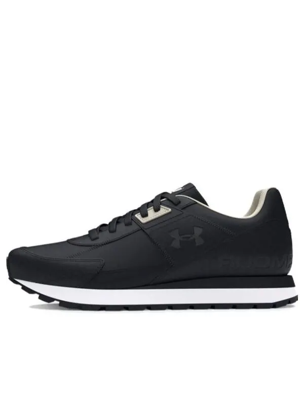Кроссовки essential runner 'black white' Under Armour — изображение 1 из 4, черный/белый