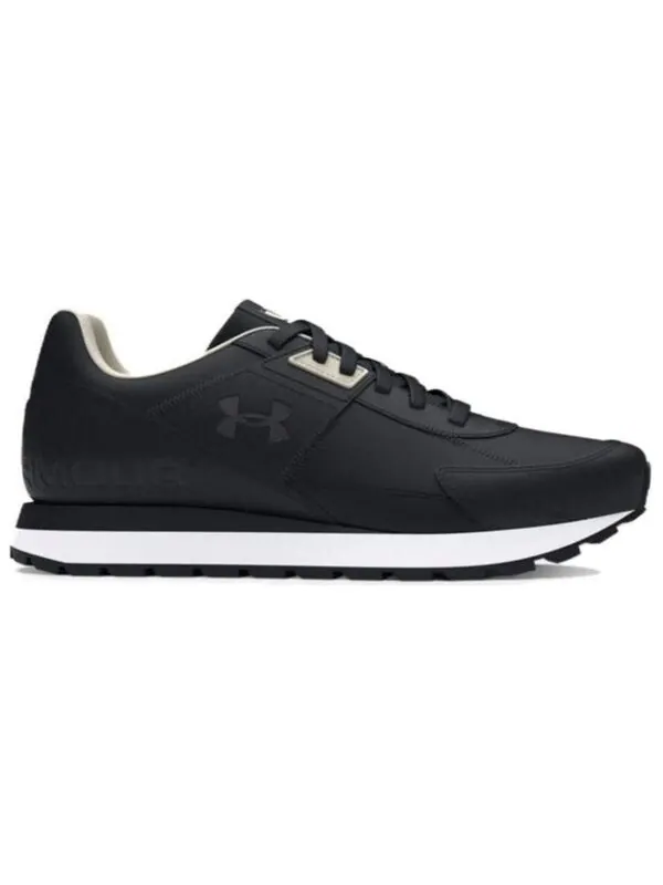 Кроссовки essential runner 'black white' Under Armour — изображение 2 из 4, черный/белый