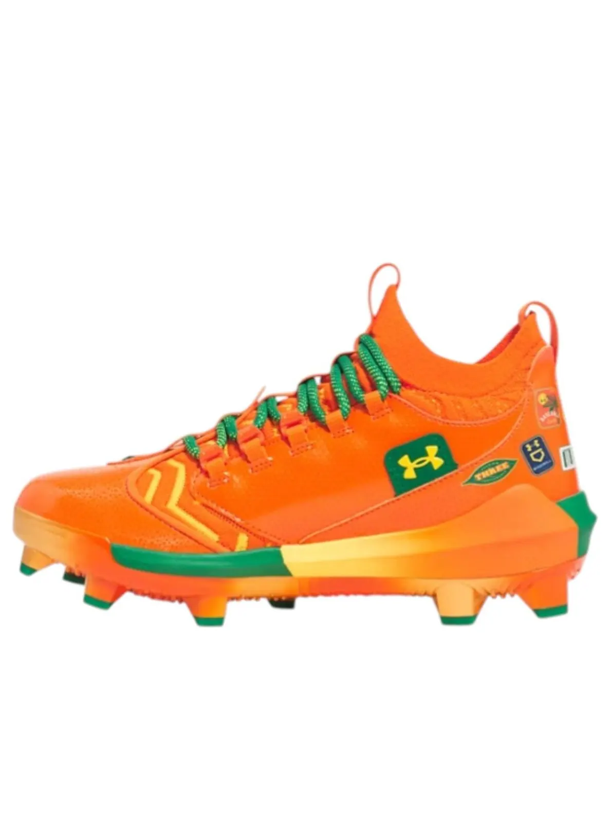 Кроссовки Under Armour Harper 9 Pro TPU 'Bring The Juice' — изображение 1 из 4, оранжевый/зеленый