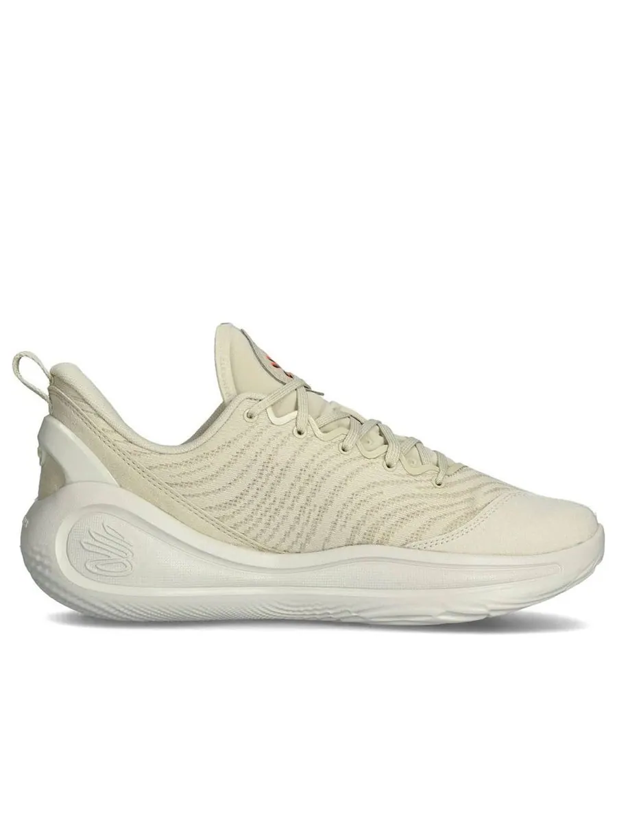 Кроссовки Under Armour Curry Flow 12 'Saturn' — изображение 2 из 6, бежевый