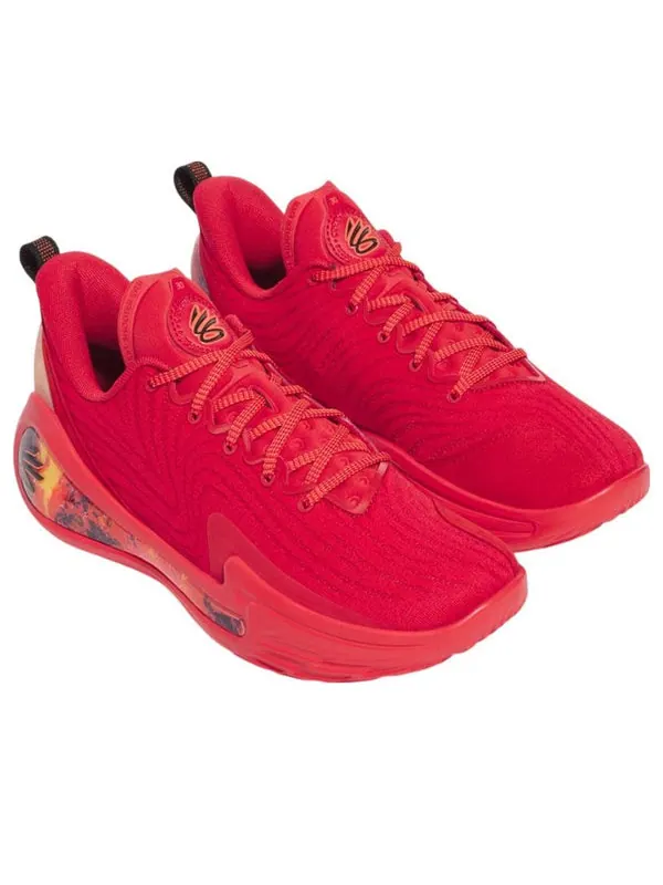 Кроссовки curry flow 12 Under Armour — изображение 2 из 4, красный