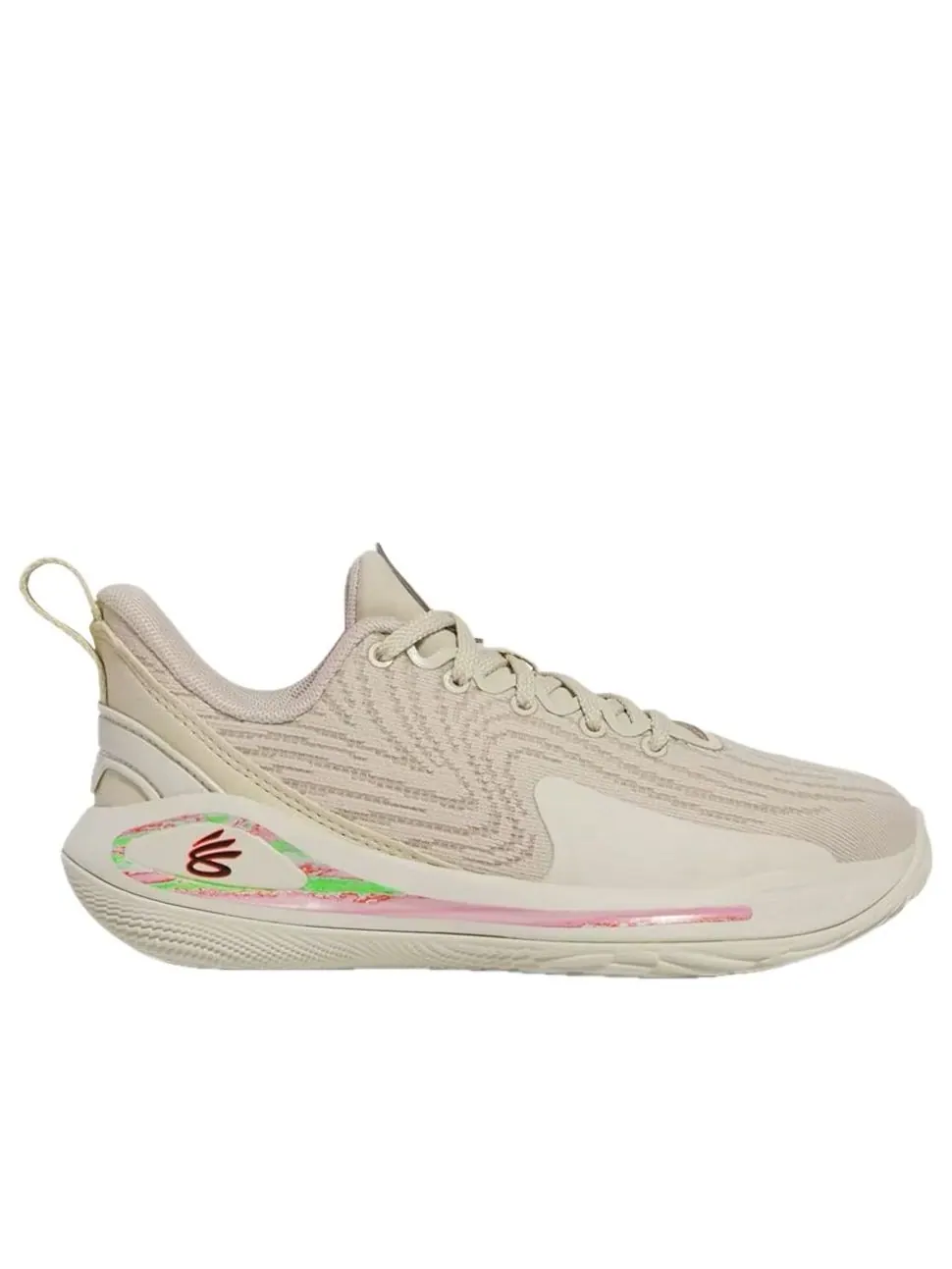 Кроссовки (PS) Under Armour Curry Flow 12 'STRN' — изображение 2 из 2, бежевый