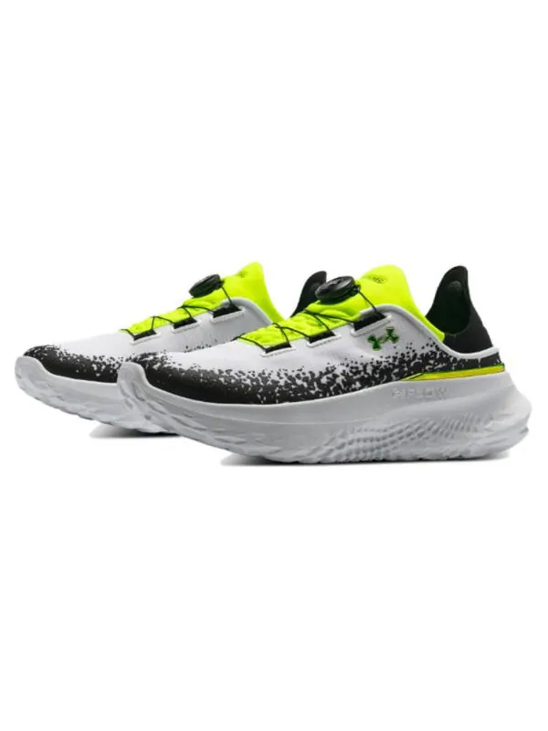 Кроссовки slipspeed mega 'white high vis yellow' Under Armour — изображение 3 из 4, белый/черный/желтый