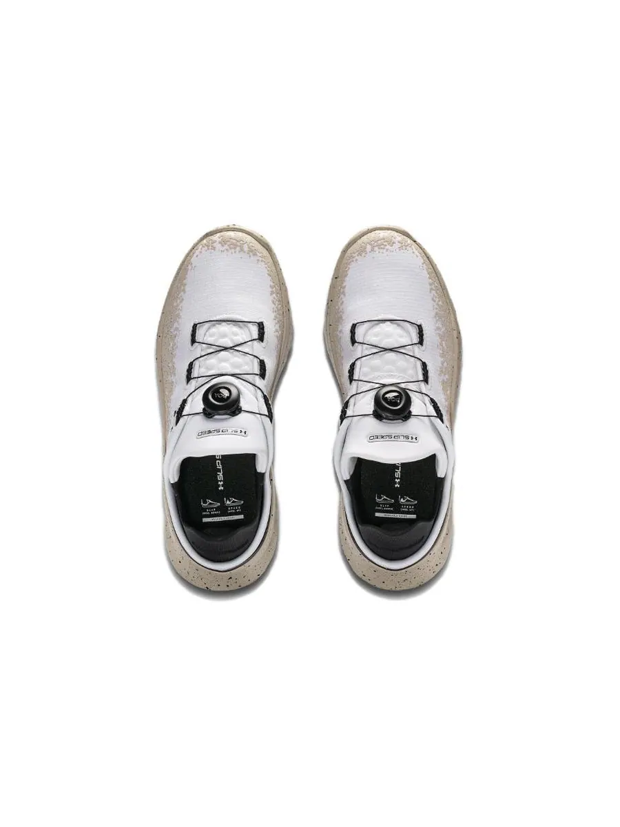 Кроссовки Under Armour SlipSpeed Mega 'White Sandstorm' — изображение 4 из 5, белый