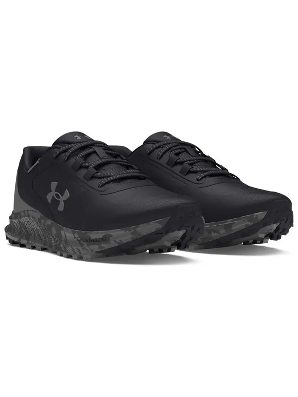 Кроссовки charged bandit trail 3 'black castlerock' Under Armour — изображение 3 из 4, черный//белый