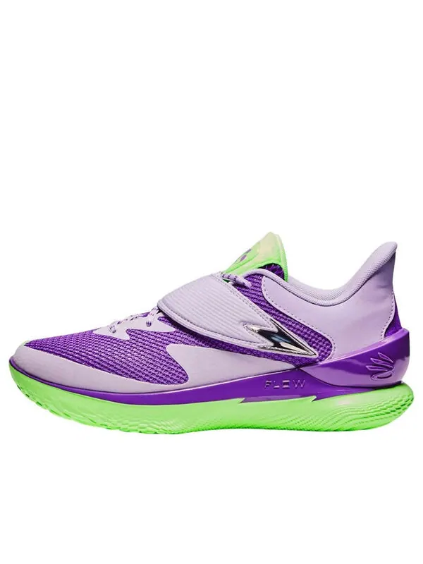 Кроссовки curry fox 1 'the beam' Under Armour — изображение 1 из 1, фиолетовый/зеленый
