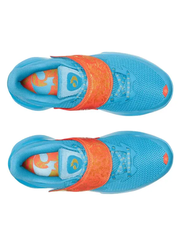 Кроссовки curry fox 1 'happy fox day' Under Armour — изображение 3 из 4, синий/оранжевый
