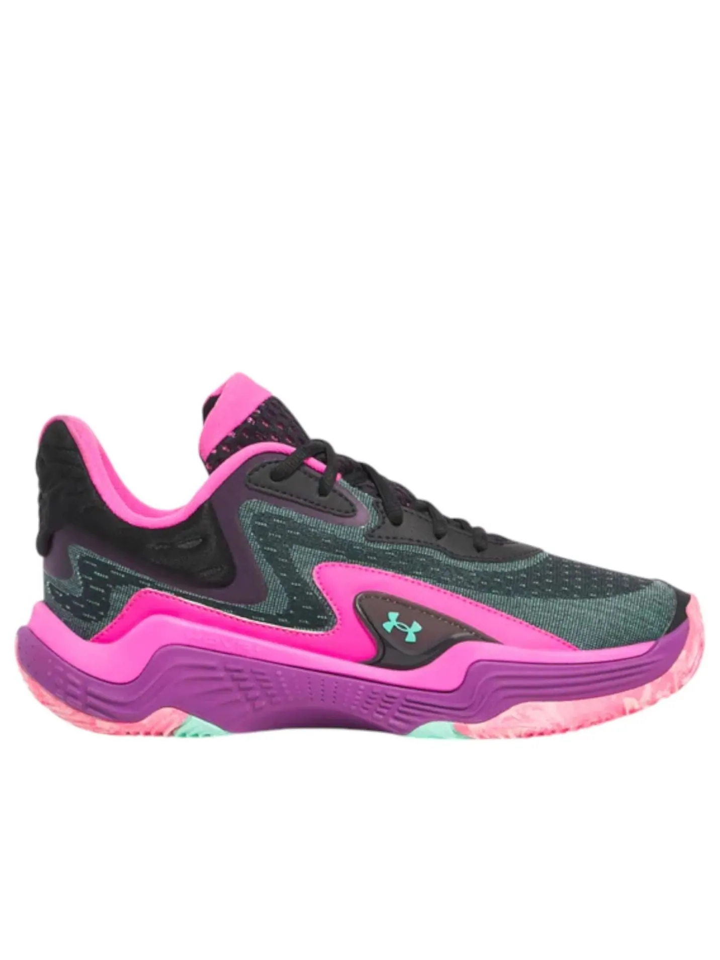 Кроссовки Under Armour Spawn 7 'Hoopnotic' — изображение 2 из 5, фиолетовый
