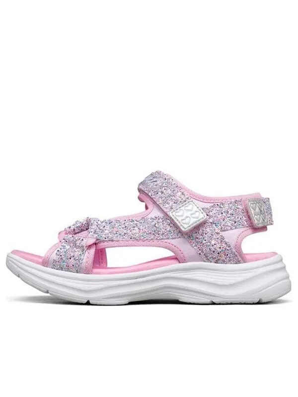 Кроссовки glimmer kicks 'pink silver' Skechers — изображение 1 из 4, розовый/серебристый