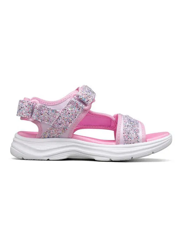 Кроссовки glimmer kicks 'pink silver' Skechers — изображение 2 из 4, розовый/серебристый