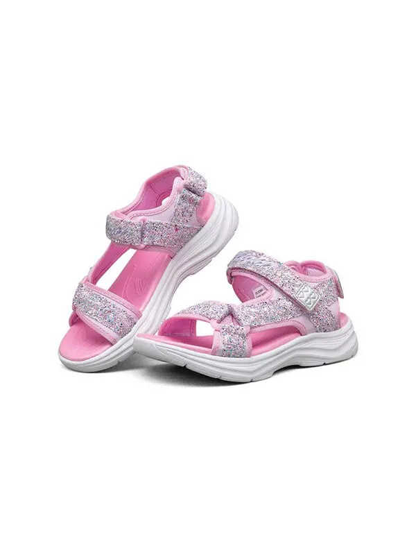 Кроссовки glimmer kicks 'pink silver' Skechers — изображение 3 из 4, розовый/серебристый