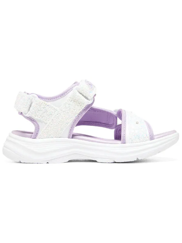 Сандалии glimmer kicks 'white purple' Skechers — изображение 2 из 4, белый/фиолетовый