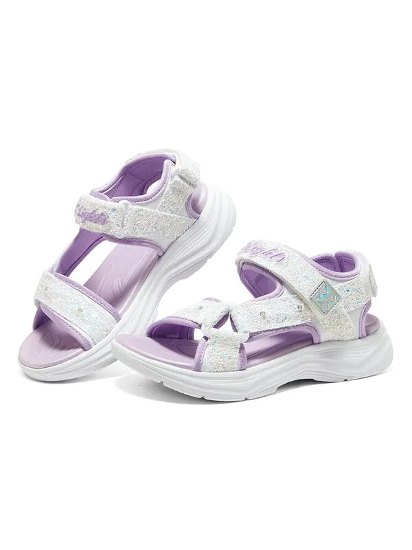 Сандалии glimmer kicks 'white purple' Skechers — изображение 4 из 4, белый/фиолетовый