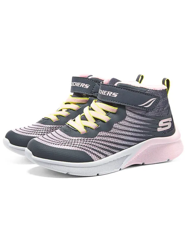 Кроссовки microspec rejoice racer 'grey pink' Skechers — изображение 3 из 4, серый/розовый