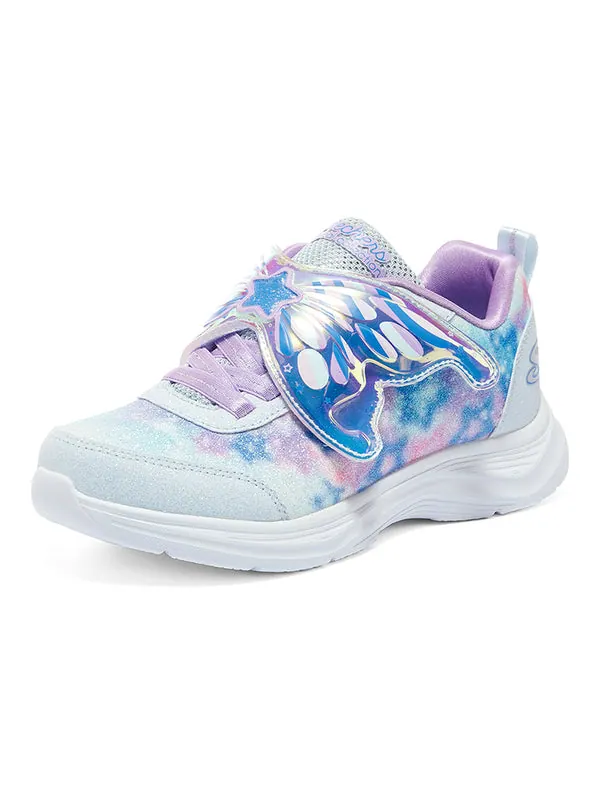Кроссовки glimmer kicks-fairy chaser lighted sneakers 'blue multi' Skechers — изображение 3 из 4, синий/мульти
