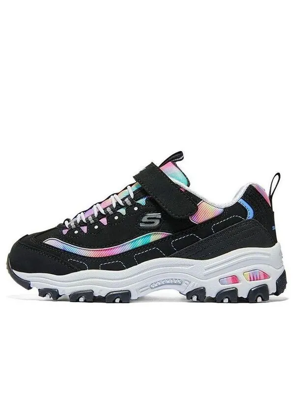 Кроссовки dlites 'black multi' Skechers — изображение 1 из 4, черный/мульти