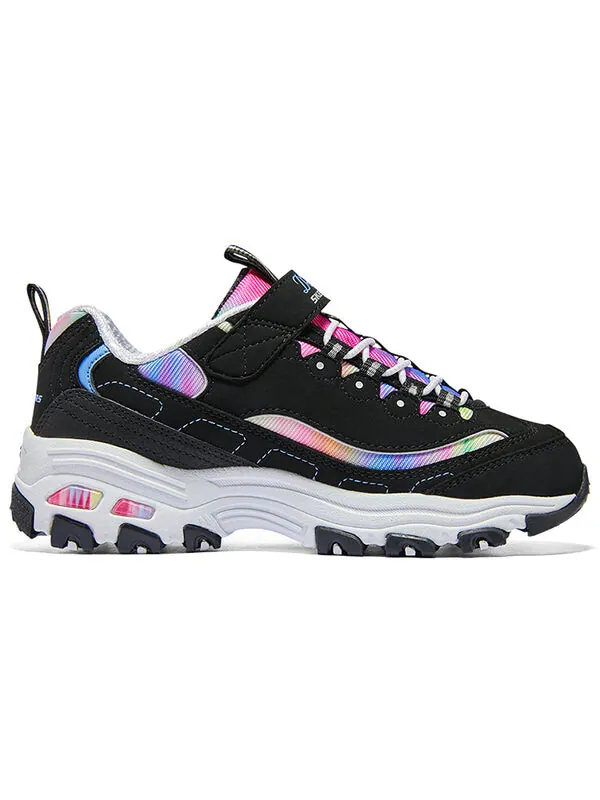 Кроссовки dlites 'black multi' Skechers — изображение 2 из 4, черный/мульти