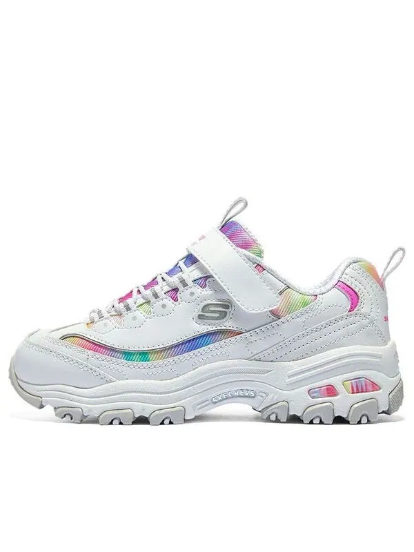 Кроссовки dlites low 'white multi' Skechers — изображение 1 из 4